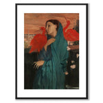 Young Woman with Ibis by Edgar Degas as an art poster from Historly – with white border without title