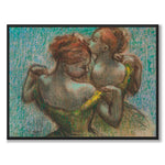 Two Dancers, Half-Length av Edgar Degas som konstposter från Historly – helbild utan vit kant