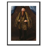 Johan III as an art poster from Historly – with white border without title