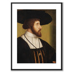 Kristian II as an art poster from Historly – with white border without title