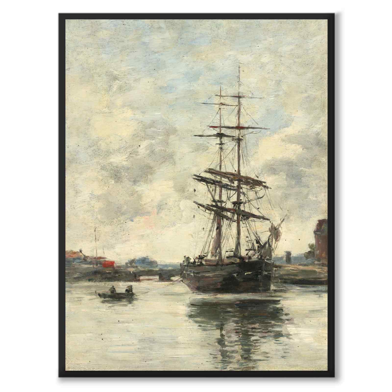 Ship on the Touques som konstposter från Historly – helbild utan vit kant