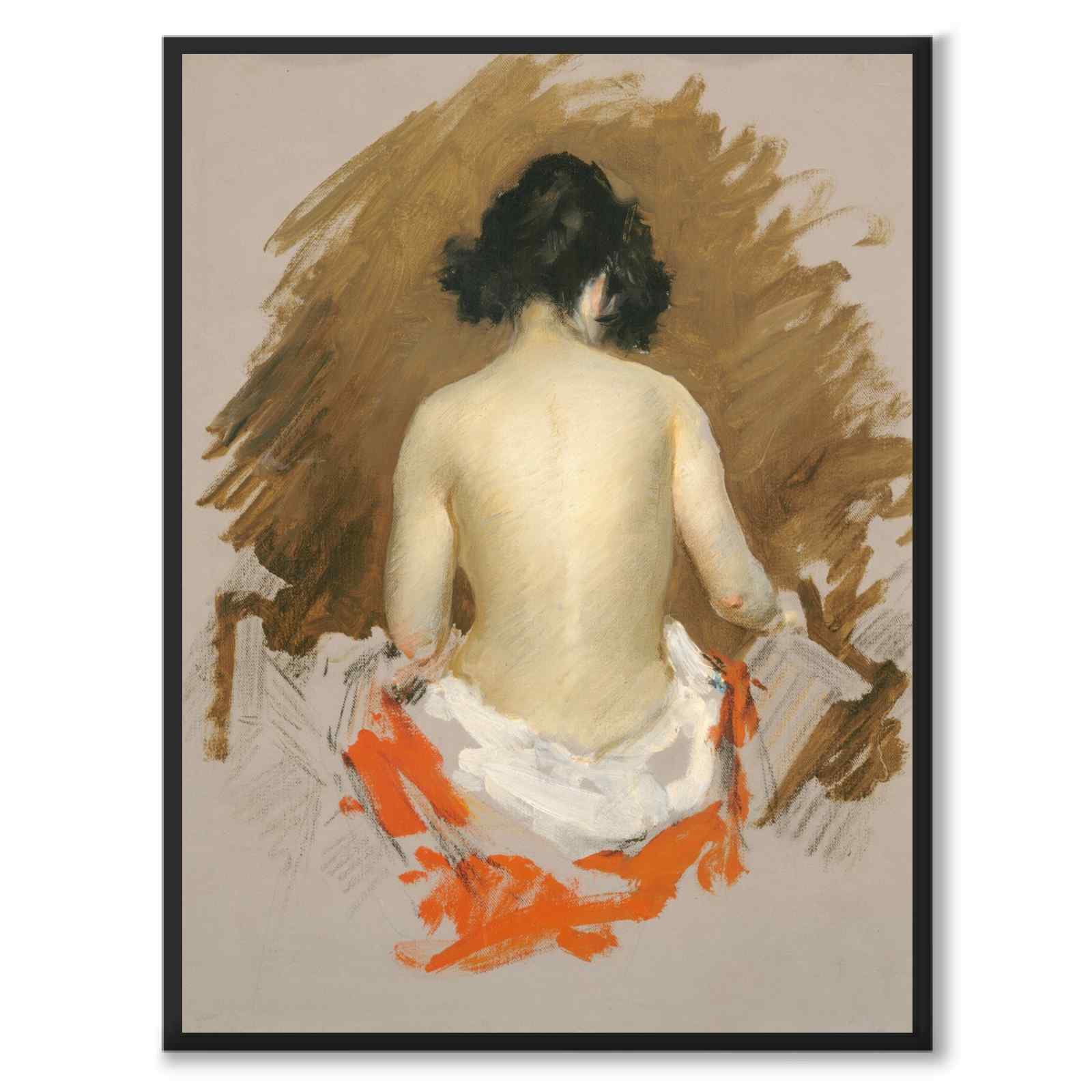 Nude as an art poster from Historly – full image without white border