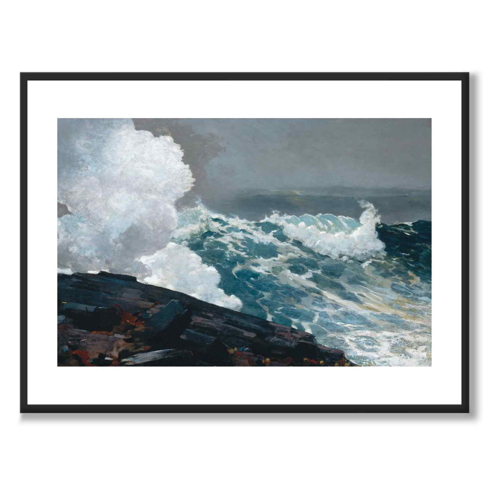 Northeaster as an art poster from Historly – with white border without title