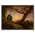 Two Men Contemplating the Moon som konstposter från Historly – helbild utan vit kant