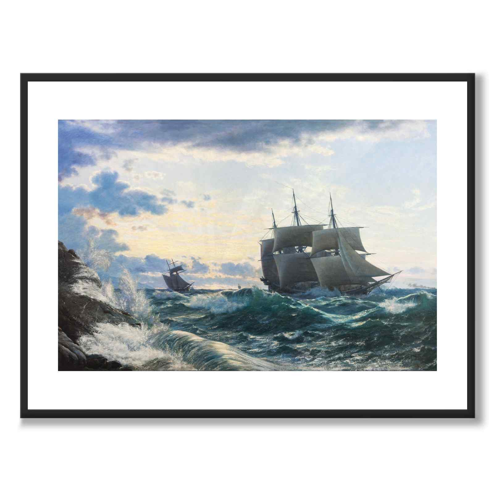 The Morning after a Storm som konstposter från Historly – med vit kant utan titel