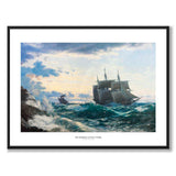 The Morning after a Storm som konstposter från Historly – med vit kant och titel