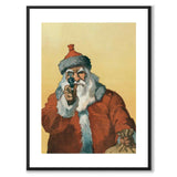 Hands Up! som vintageillustration och poster från Historly – med vit kant utan titel