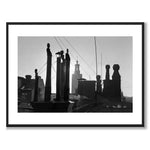 Stockholm City Hall 1953 as a historic Stockholm poster from Historly – with white border without title