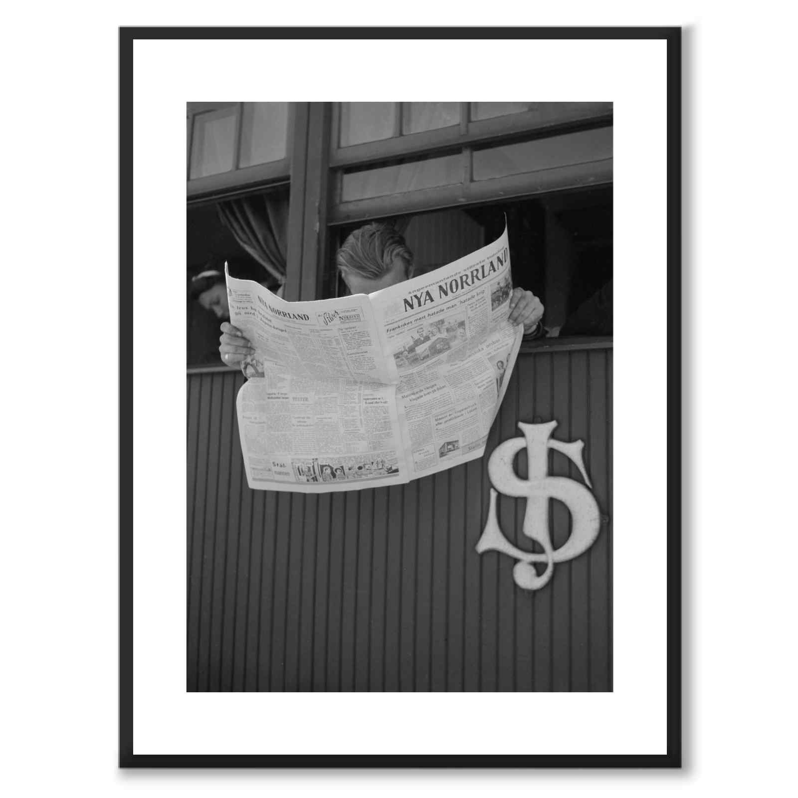 Nya Norrland as a historic photograph and poster from Historly – with white border without title