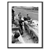 Ferrari as a historic photograph and poster from Historly – with white border without title
