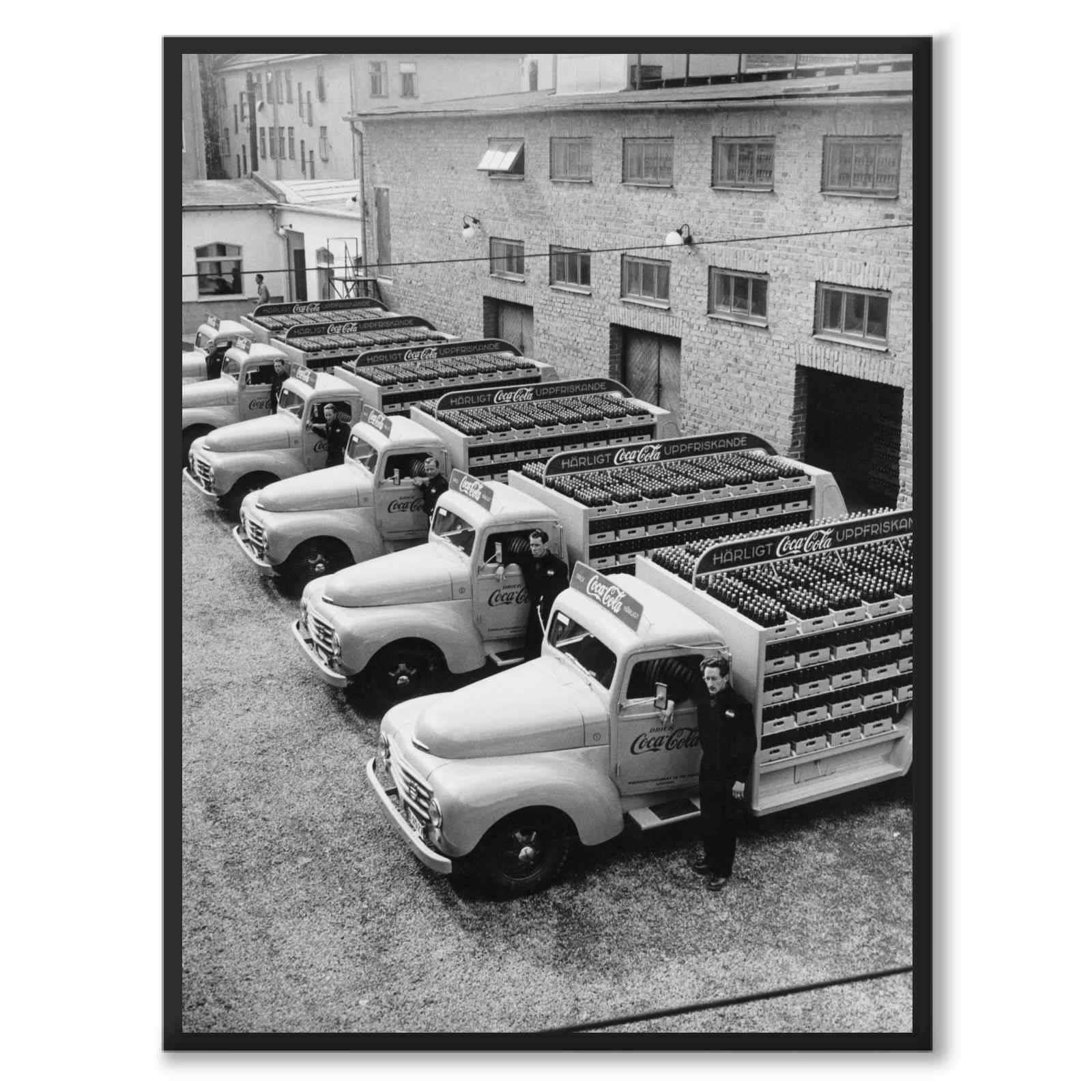 Mineralvattenfabriken Tre Kronor as a historic Stockholm poster from Historly – full image without white border
