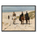 Morning Ride along the Beach som konstposter från Historly – helbild utan vit kant