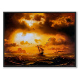 Sunset at Sea as an art poster from Historly – full image without white border