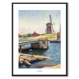 Marstrand as an art poster from Historly – with white border and title