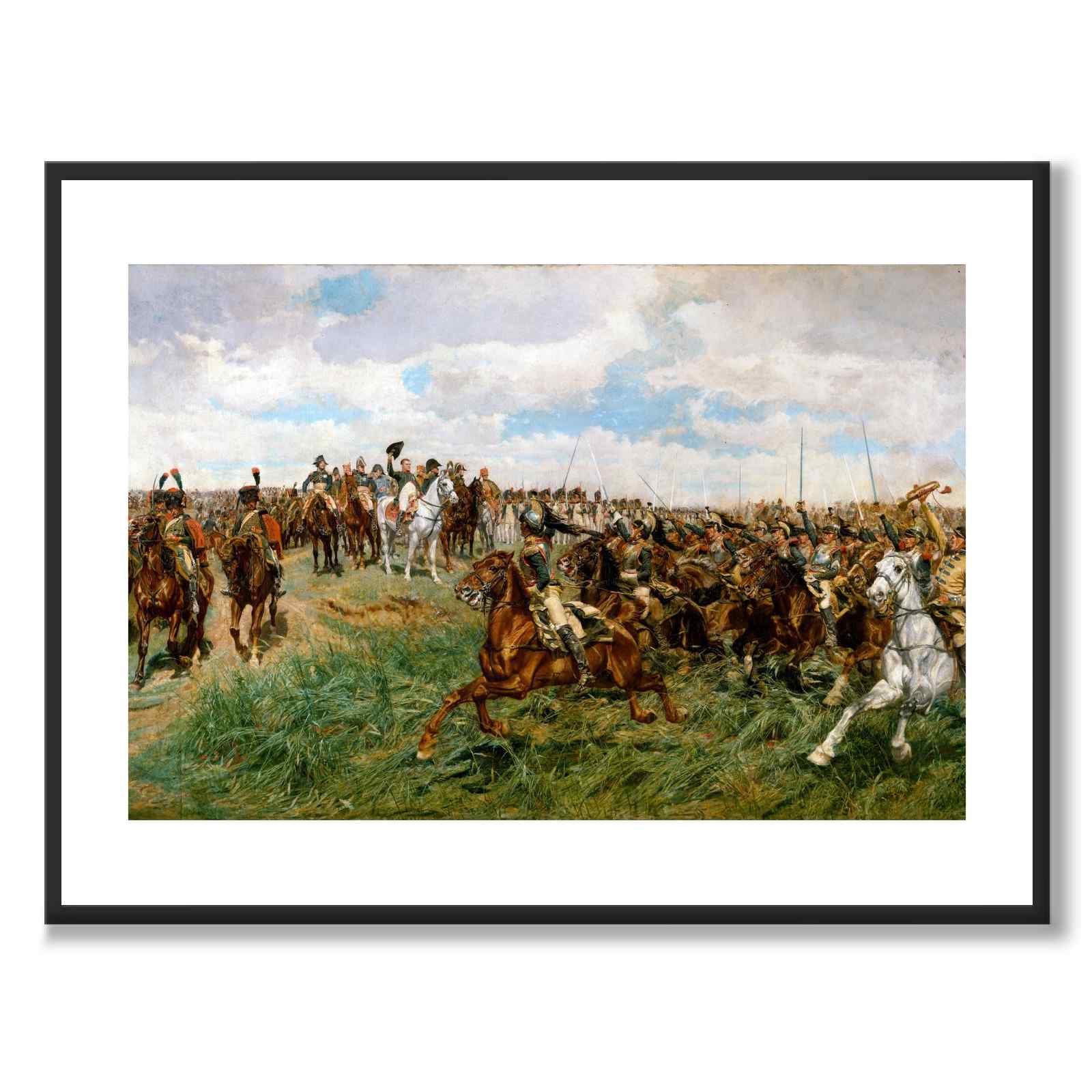 1807, Friedland som konstposter från Historly – med vit kant utan titel