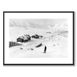 Haugastøl as a historic photograph and poster from Historly – with white border without title
