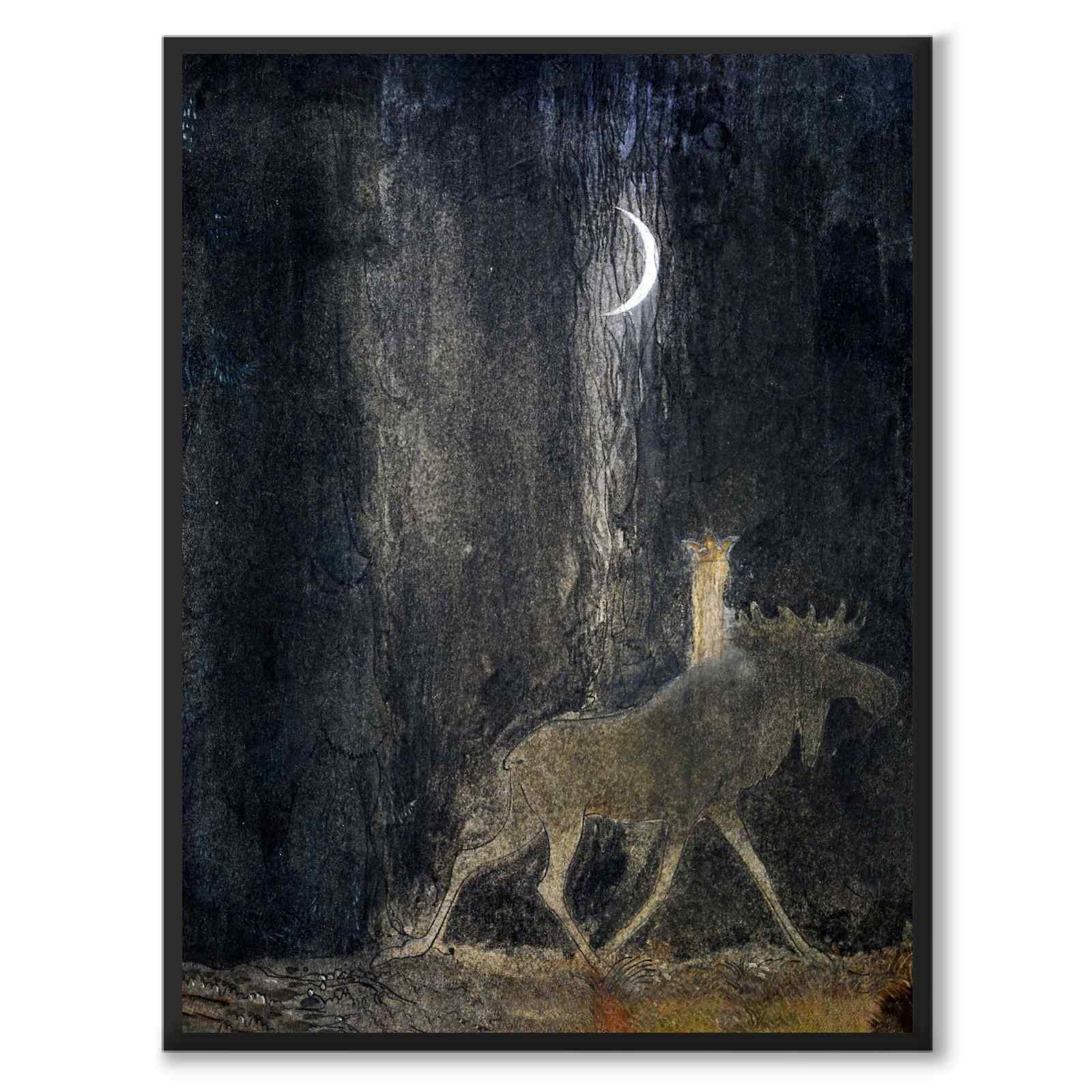 Tuvstarr och Skutt av John Bauer som konstposter från Historly – helbild utan vit kant