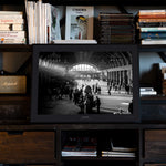 Black Collection - Stockholm Central Station som väggkonst i inspirerande inredningsmiljö