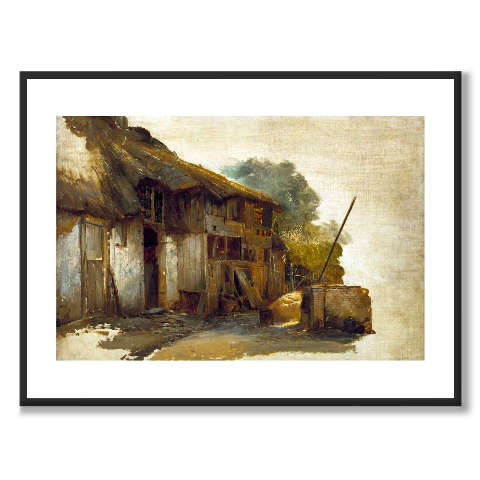 Farmhouse som konstposter från Historly – med vit kant utan titel