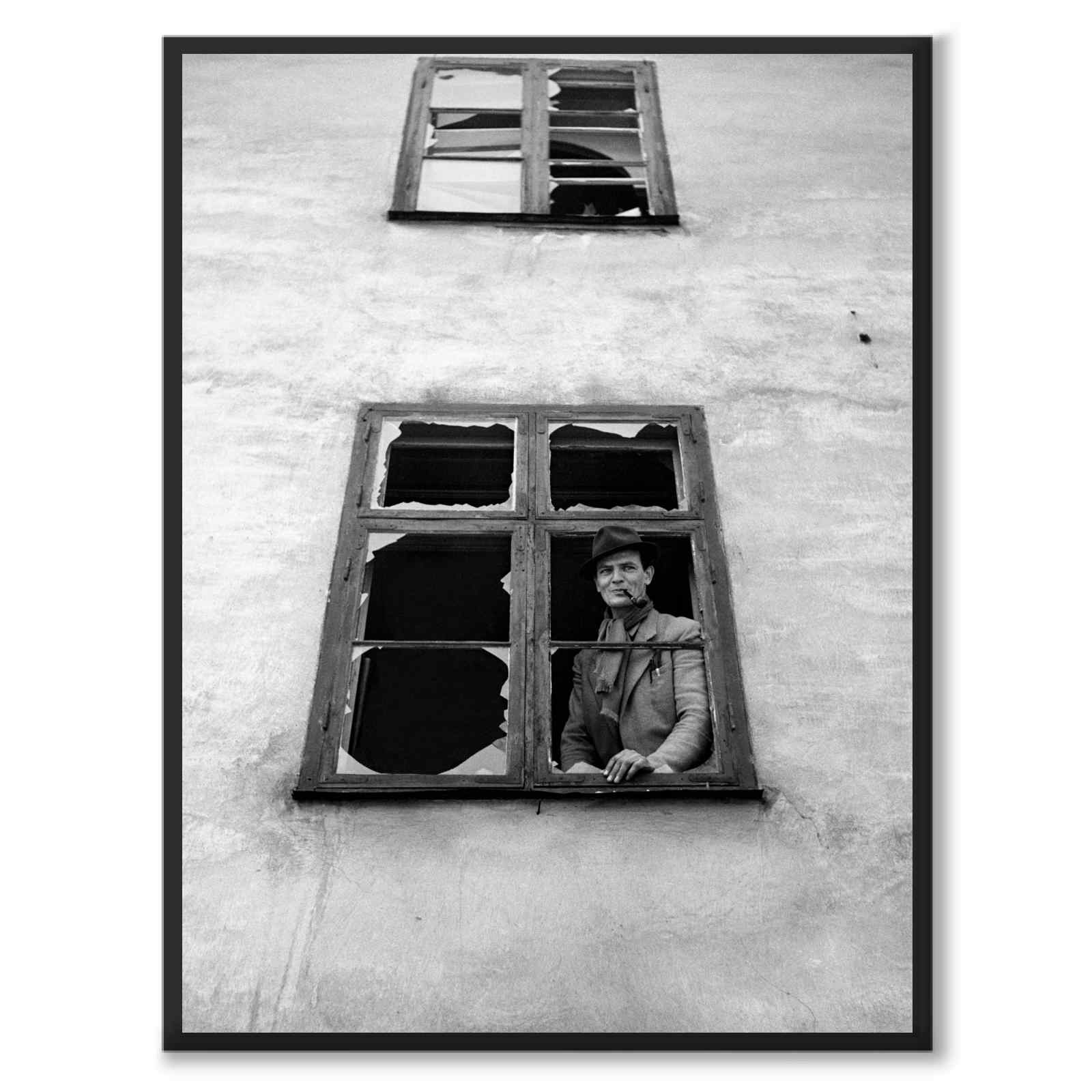 Broken Glass som historisk Stockholmsposter från Historly – helbild utan vit kant