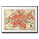 Paris 1721 som historisk karta och poster från Historly – bild 1