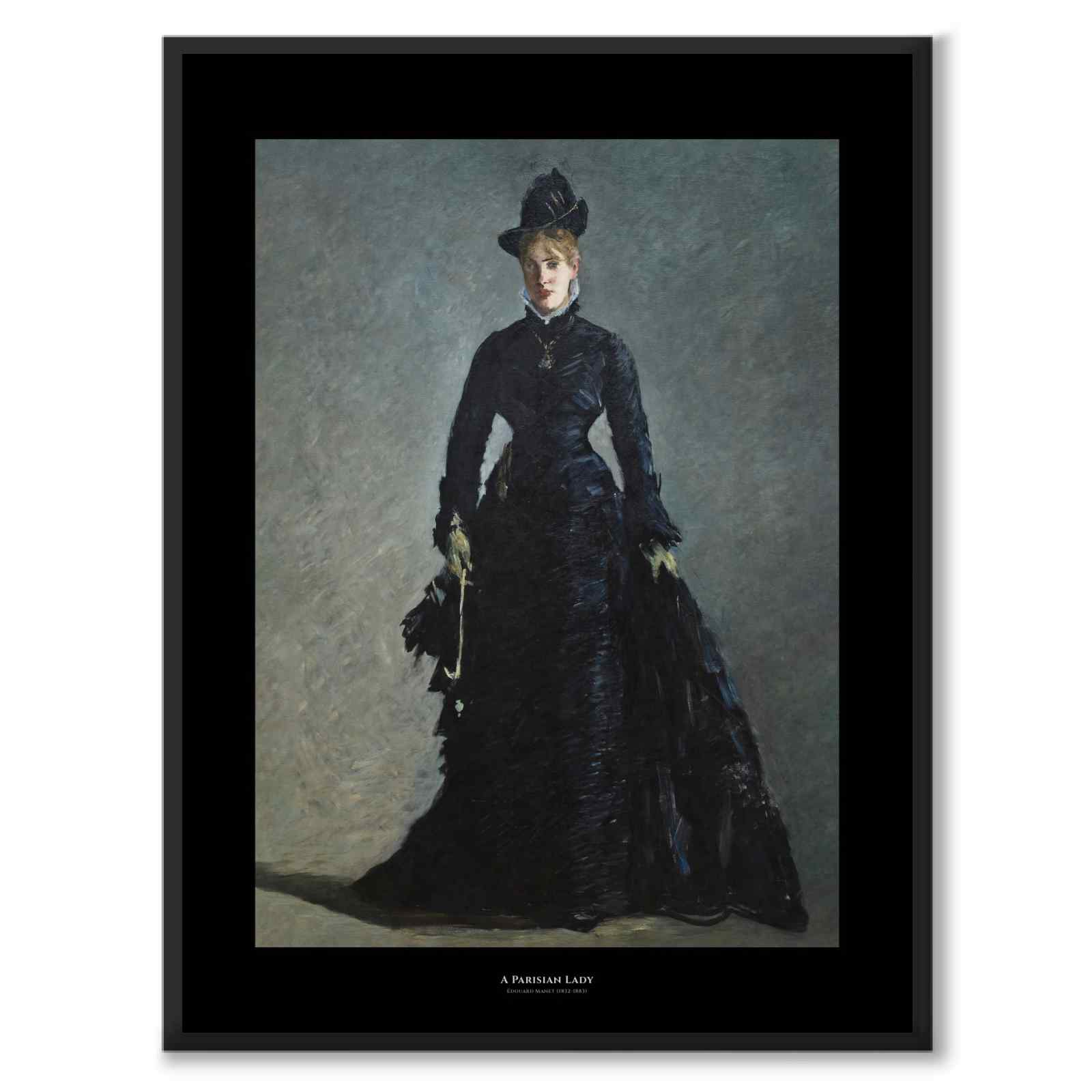 Black Collection - A Parisian Lady som poster från Historly – med svart bakgrund och titel
