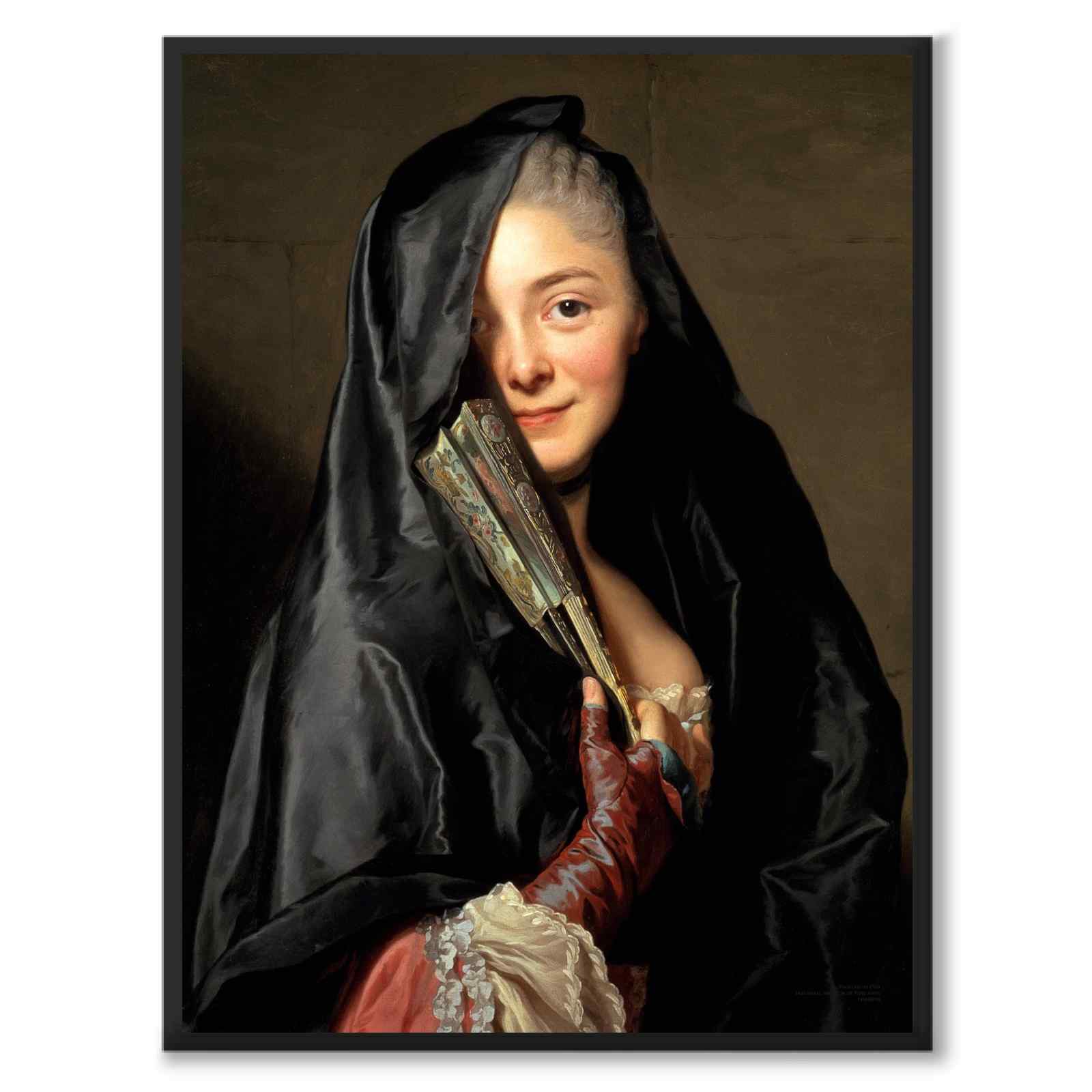 The Lady With The Veil som konstposter från Historly – helbild utan vit kant