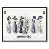 Le Grand Chic som vintageillustration och poster från Historly – bild 1