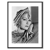 Greta Garbo som historiskt fotografi och poster från Historly – med vit kant utan titel