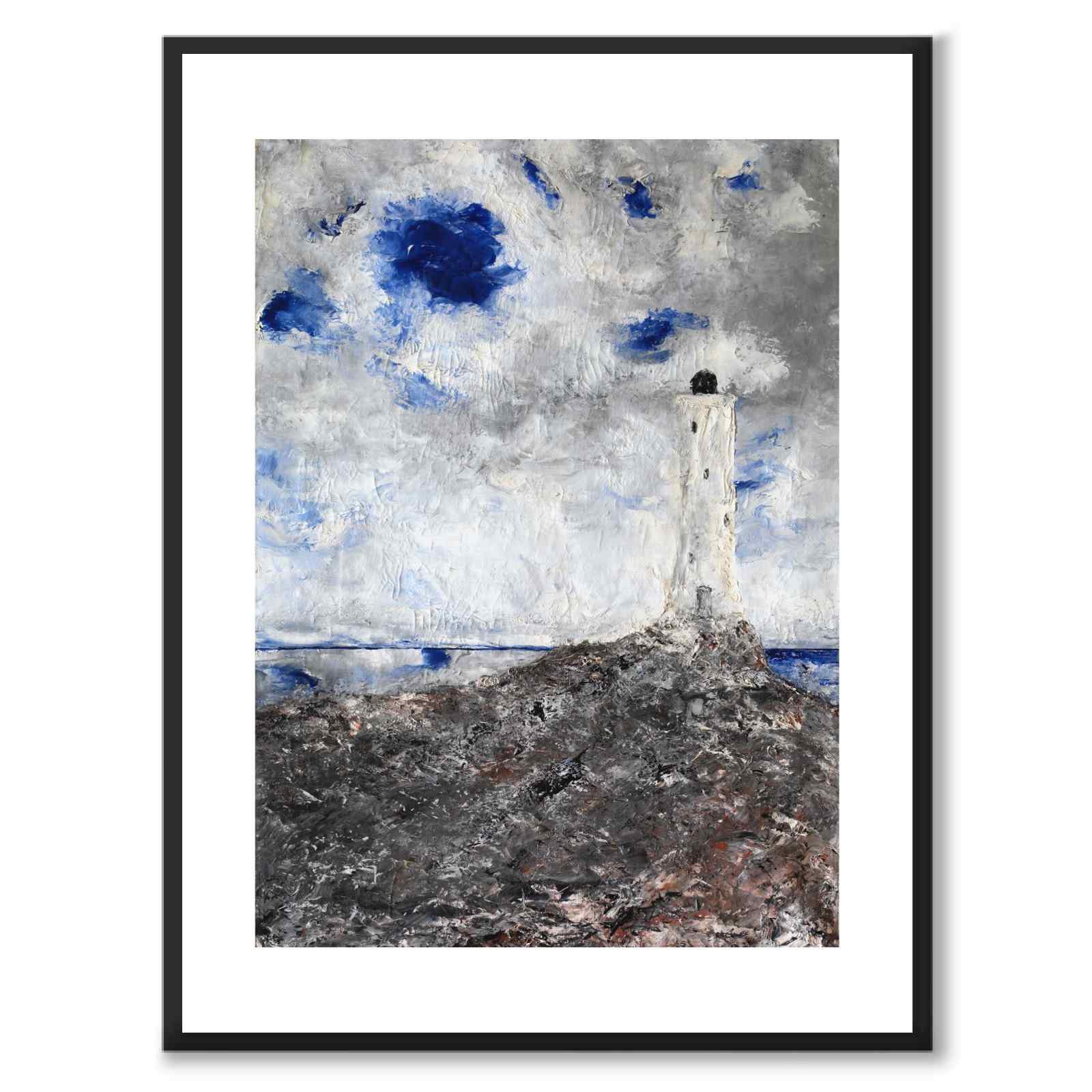 The Lighthouse av August Strindberg som konstposter från Historly – med vit kant utan titel