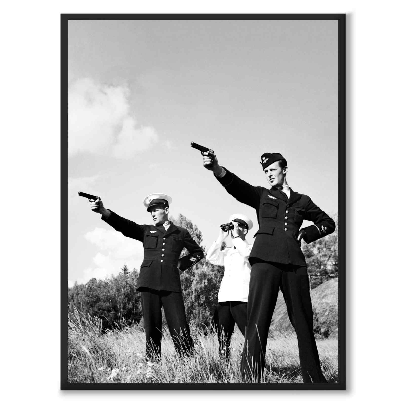 Sharpshooters som historisk Stockholmsposter från Historly – helbild utan vit kant