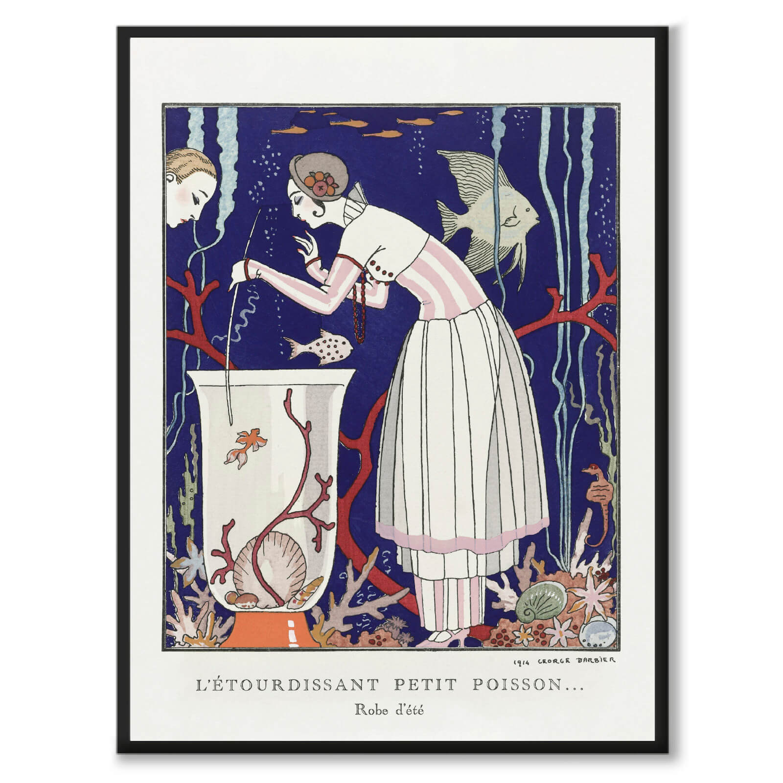 Létourdissant Petit Poisson som vintageillustration och poster från Historly – bild 1