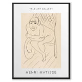 Nude Seated in a Rocking Chair som vintageillustration och poster från Historly – bild 1